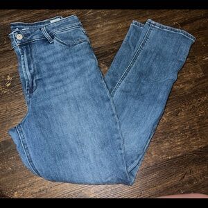 Old Navy Blue High Rise Straight Jeans Classic Style